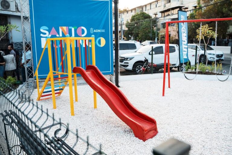 ADN construyen parque en antiguo vertedero improvisado