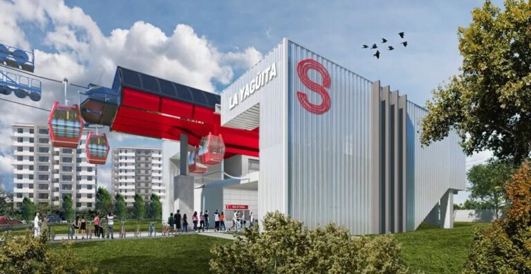 Construcción teleférico y monorriel de Santiago avanzan a buen ritmo