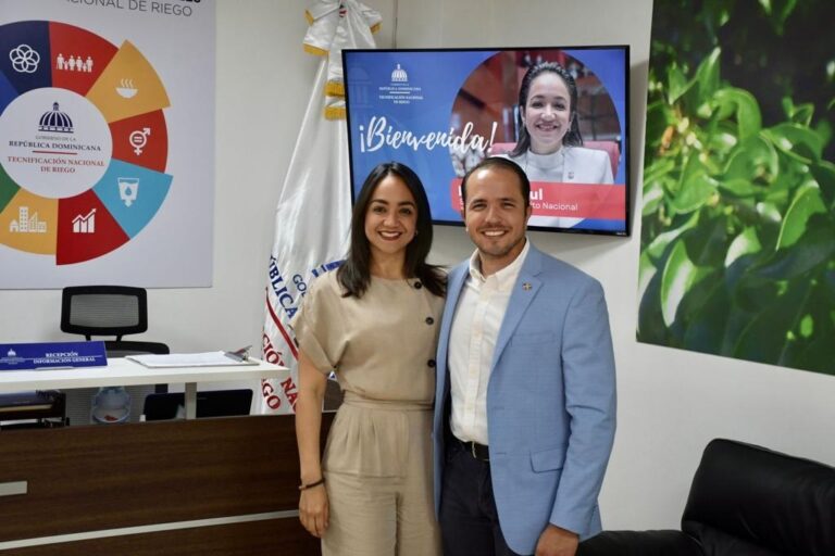 Director Tecnificación de Riego y Faride Raful trabajarán para viabilizar aprobación ley de aguas