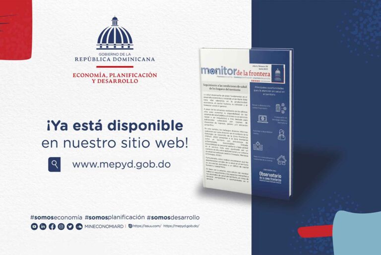 Ministerio de Economía publica informe sobre las condiciones de salud de los hogares de la zona fronteriza