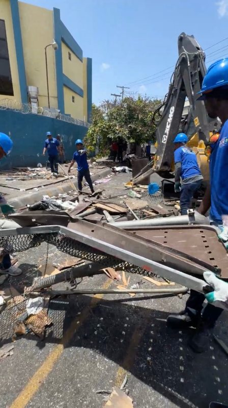 ¡Alcaldía del DN inicia readecuación de espacios públicos en Ciudad Sanitaria!