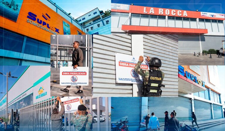 MIVED paraliza operaciones de plazas comerciales en Santo Domingo por riesgo de seguridad estructural