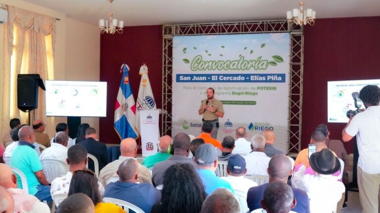 Productores de San Juan y Elías Piña recibirán RD$12 millones en bonos para tecnificar predios