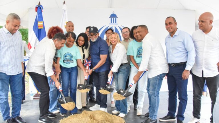 Desarrollo Provincial inicia construcción de bajo techo y estación policial en Santo Domingo Oeste