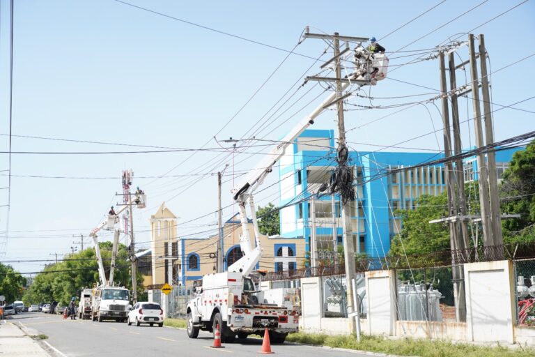 Edesur desarrolla intenso plan de construcción de circuitos y cambios de redes de distribución