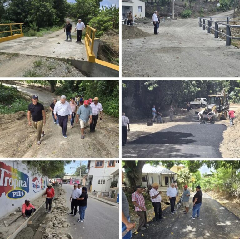 Alcalde de Moca supervisa obras municipales que se ejecutan por RD$19.5 millones