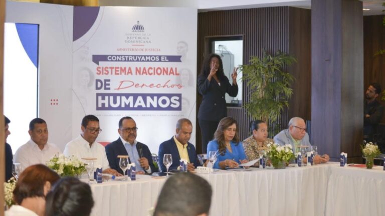 Ministro Justicia y LMD abren mesa de trabajo construcción del Reglamento Derechos Humanos