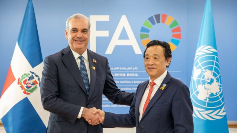 Director general de la FAO informa que el presidente Luis Abinader recibirá la Medalla Agrícola, por sus aportes a la seguridad alimentaria y la lucha contra el hambre